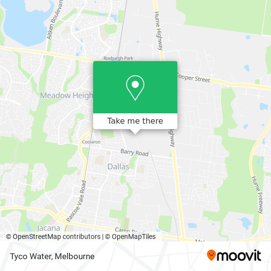 Tyco Water map