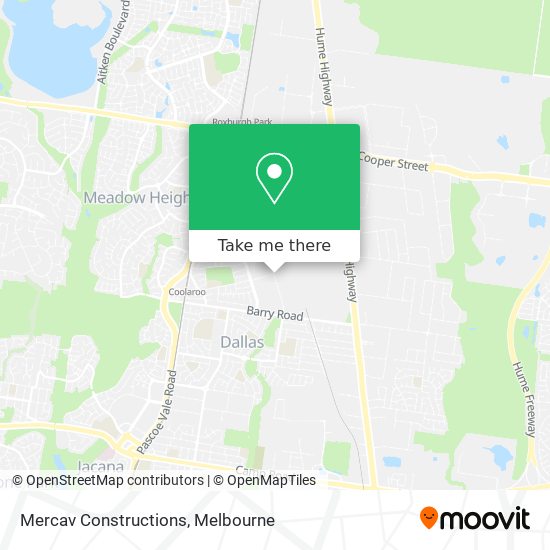 Mercav Constructions map