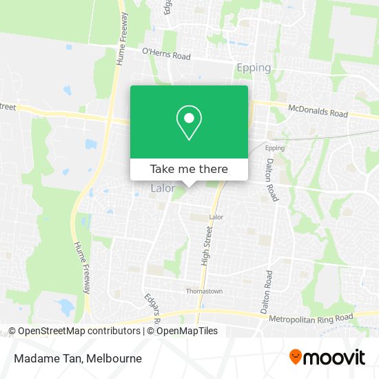 Madame Tan map