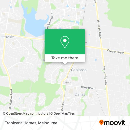Tropicana Homes map