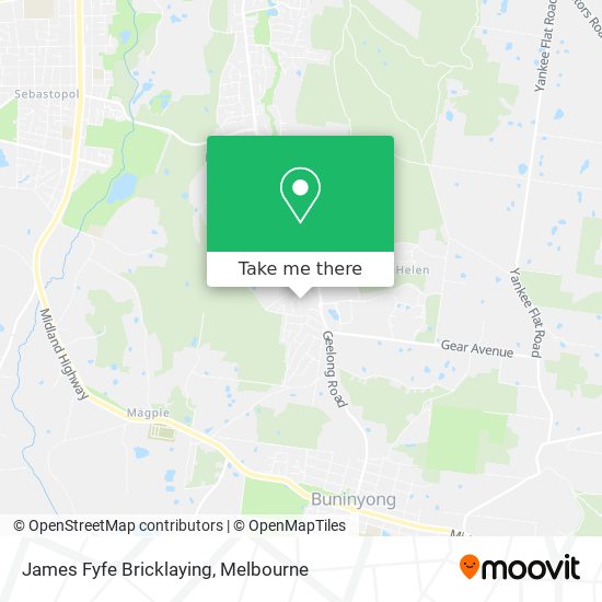 James Fyfe Bricklaying map