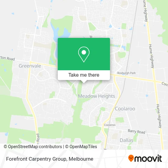 Mapa Forefront Carpentry Group