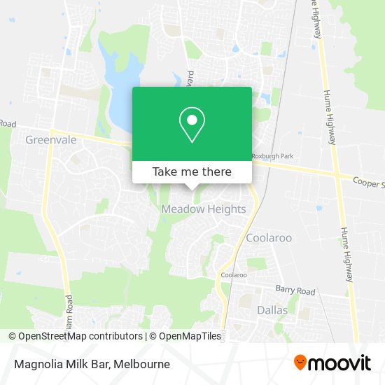 Magnolia Milk Bar map