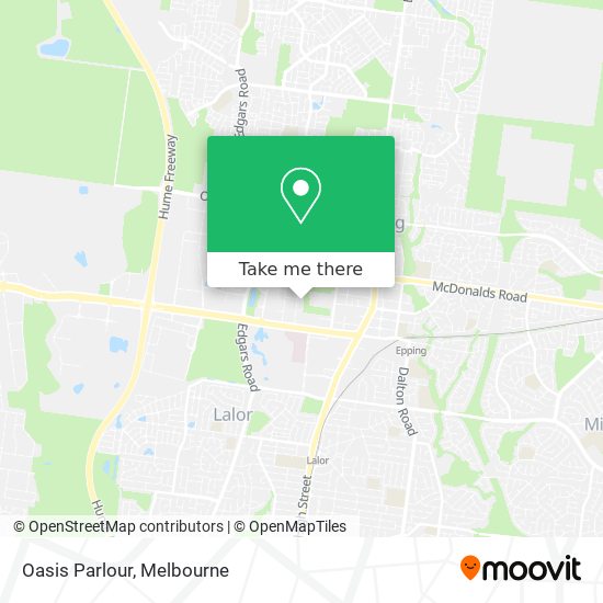 Oasis Parlour map