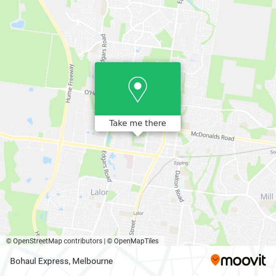Bohaul Express map