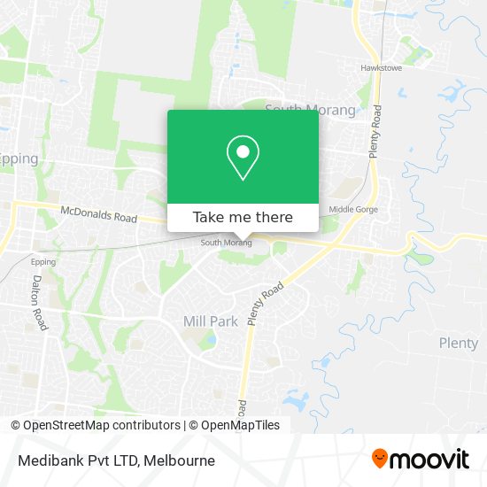 Medibank Pvt LTD map
