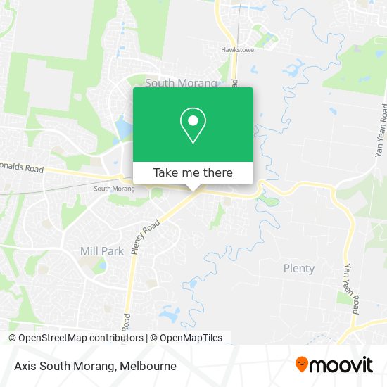 Axis South Morang map