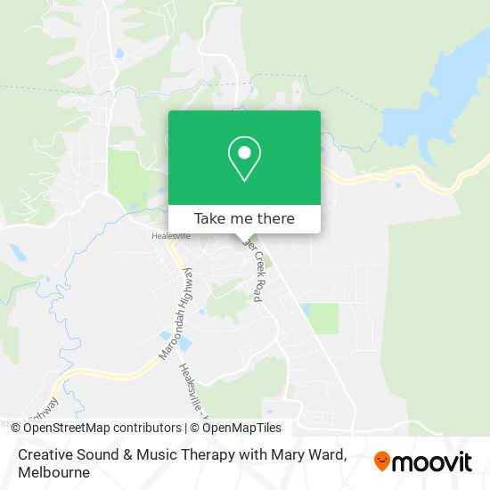 Creative Sound & Music Therapy with Mary Ward map