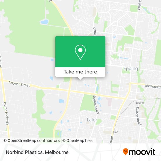 Norbind Plastics map