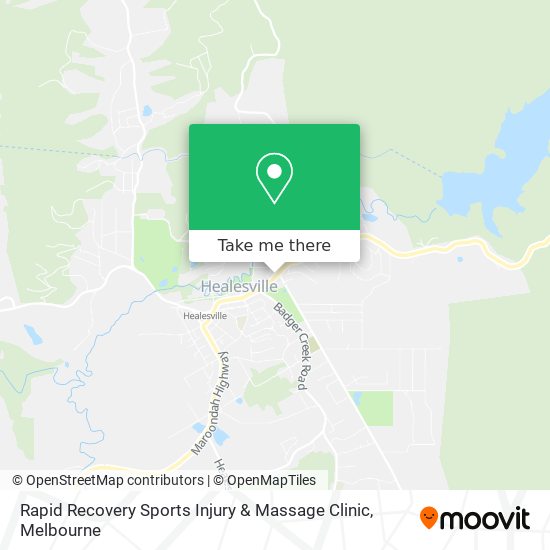 Rapid Recovery Sports Injury & Massage Clinic map