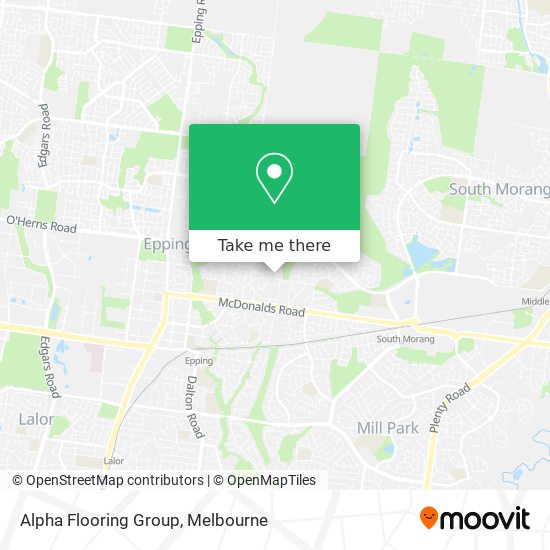 Alpha Flooring Group map