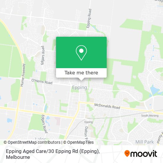 Epping Aged Care / 30 Epping Rd map