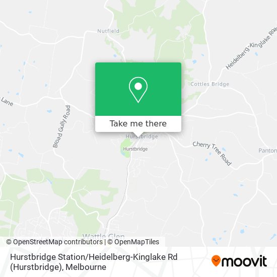 Hurstbridge Station / Heidelberg-Kinglake Rd map