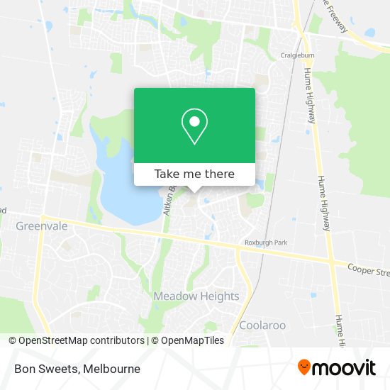 Bon Sweets map