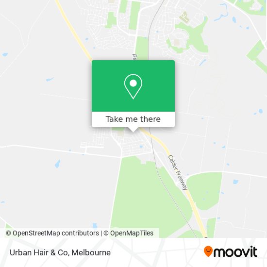 Urban Hair & Co map