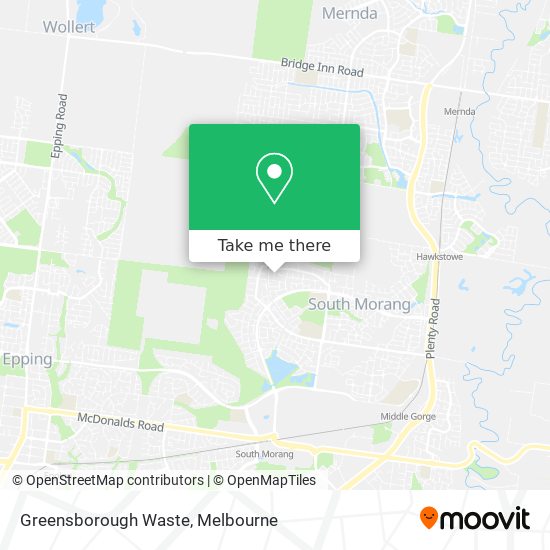 Greensborough Waste map