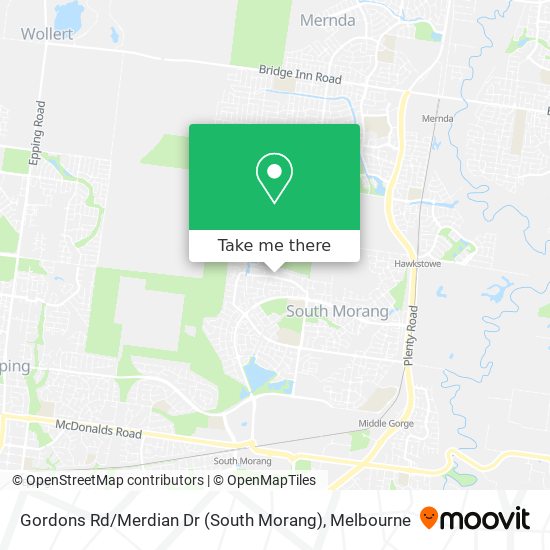 Gordons Rd / Merdian Dr (South Morang) map