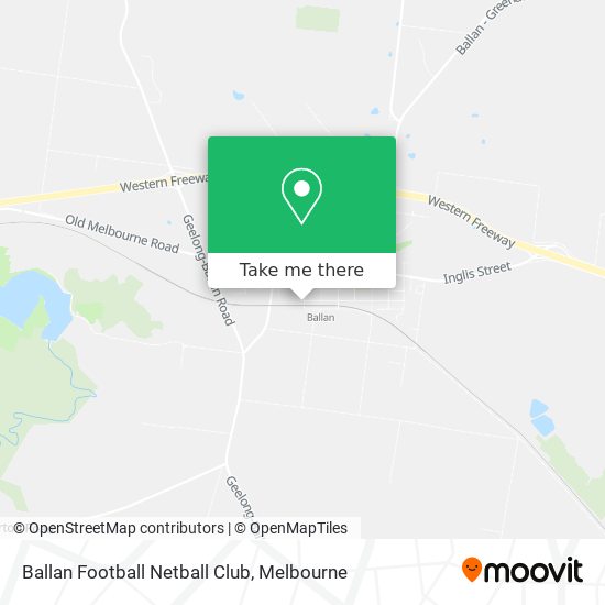 Ballan Football Netball Club map
