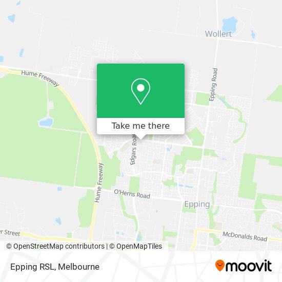 Epping RSL map