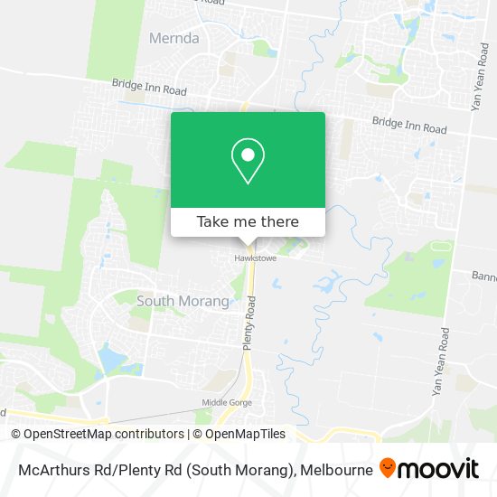McArthurs Rd / Plenty Rd (South Morang) map