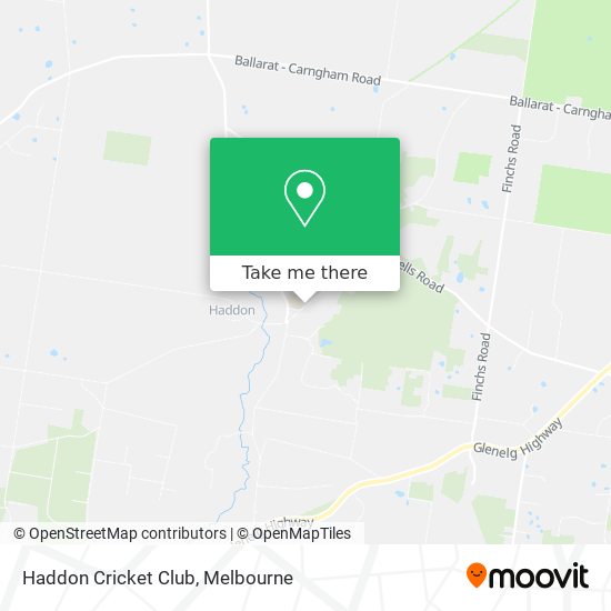 Haddon Cricket Club map