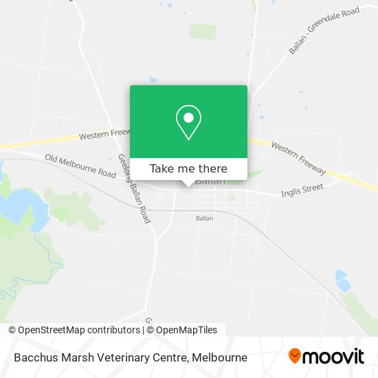 Bacchus Marsh Veterinary Centre map