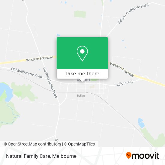 Natural Family Care map