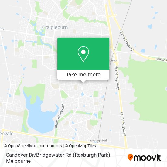 Sandover Dr / Bridgewater Rd (Roxburgh Park) map
