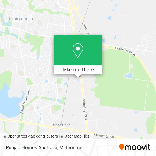 Punjab Homes Australia map