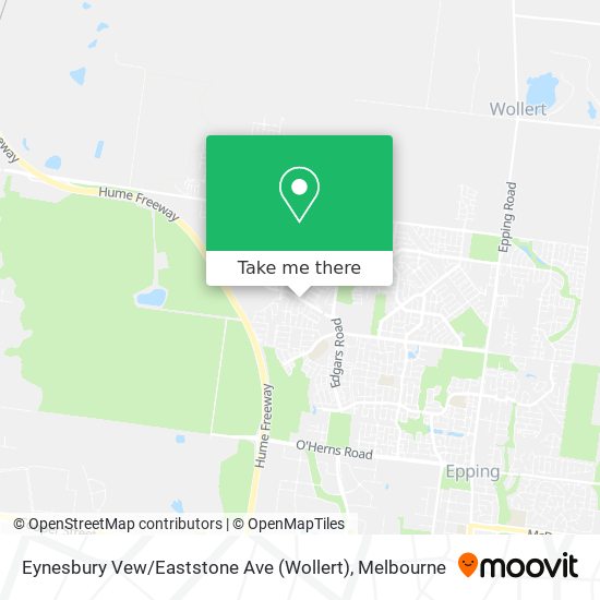Eynesbury Vew / Eaststone Ave (Wollert) map