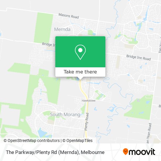 The Parkway/Plenty Rd (Mernda) map