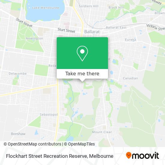 Flockhart Street Recreation Reserve map