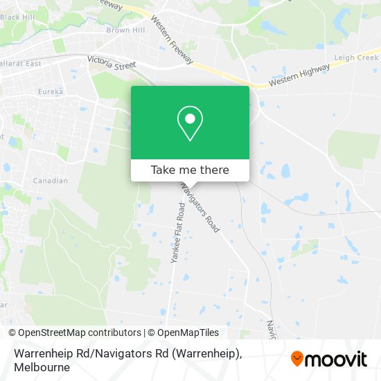 Warrenheip Rd / Navigators Rd map