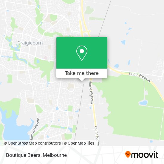 Boutique Beers map