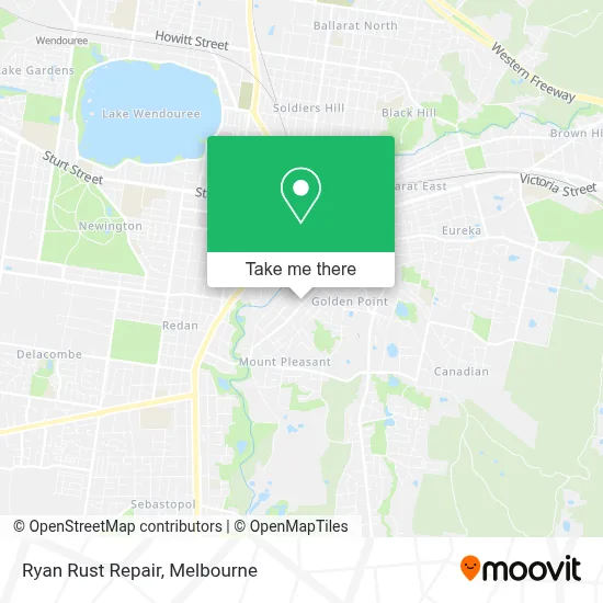 Mapa Ryan Rust Repair