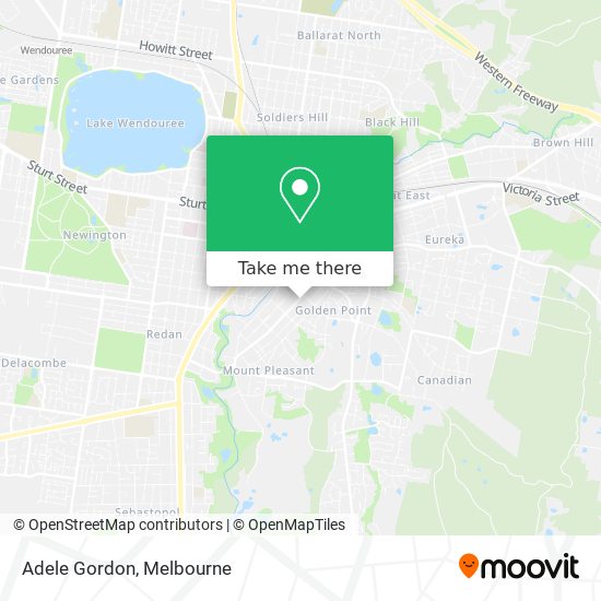 Adele Gordon map