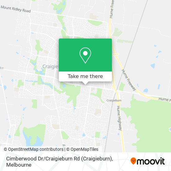 Cimberwood Dr / Craigieburn Rd map