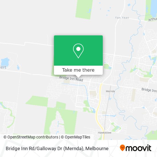 Bridge Inn Rd / Galloway Dr (Mernda) map