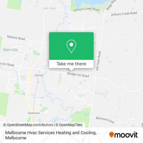 Melbourne Hvac Services Heating and Cooling map