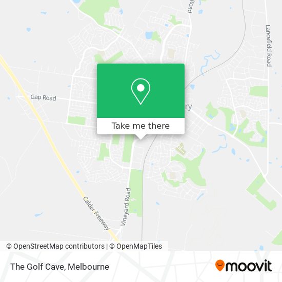 The Golf Cave map