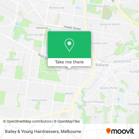 Bailey & Young Hairdressers map
