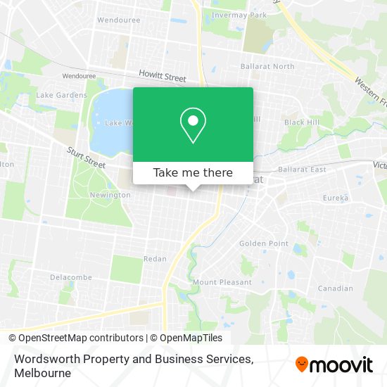 Wordsworth Property and Business Services map