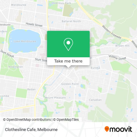 Clothesline Cafe map