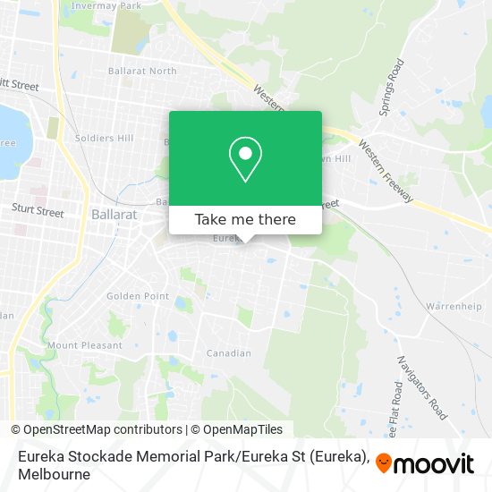 Eureka Stockade Memorial Park / Eureka St map