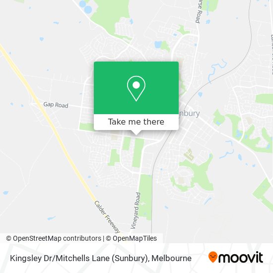 Kingsley Dr / Mitchells Lane (Sunbury) map