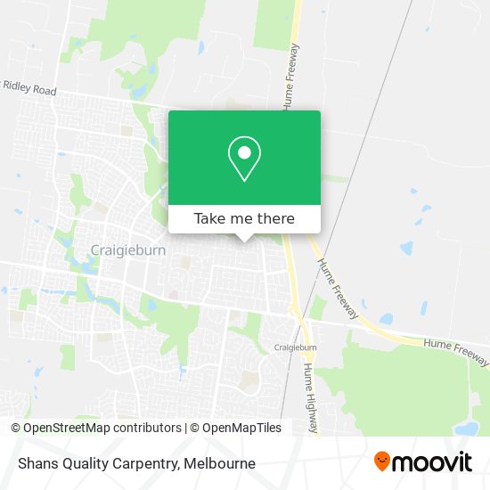 Shans Quality Carpentry map