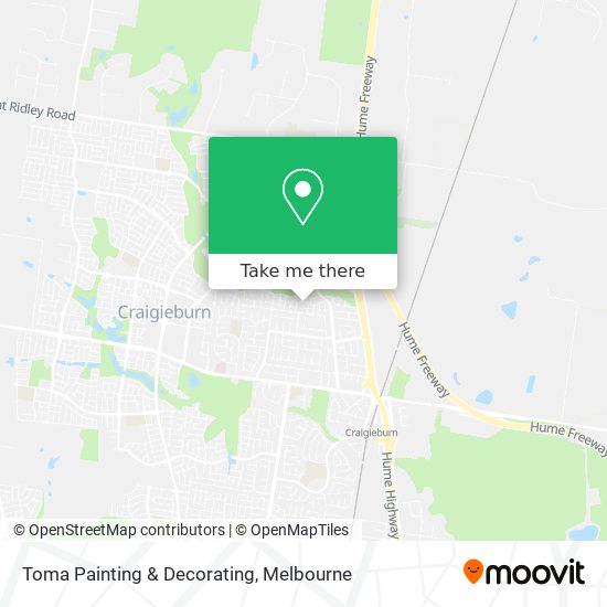 Toma Painting & Decorating map
