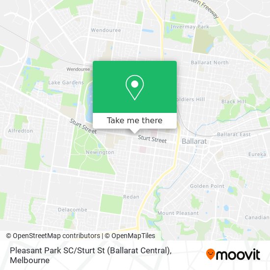 Pleasant Park SC / Sturt St (Ballarat Central) map