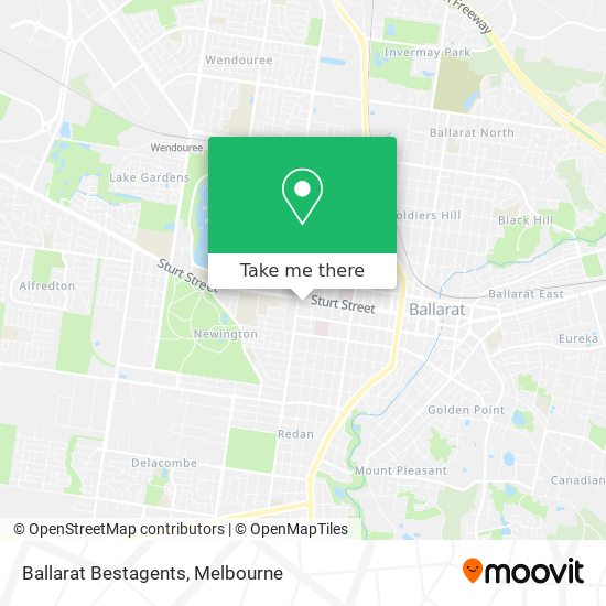 Ballarat Bestagents map