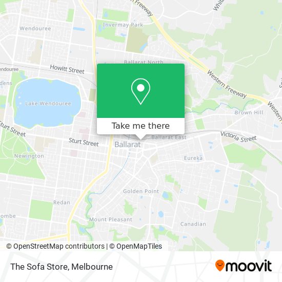 The Sofa Store map